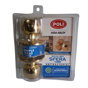 Cerradura bronce baño/dormitorio