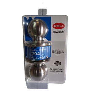 Cerradura inox baño/dormitorio