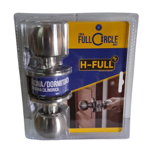 Cerradura inox oficina/dormitorio