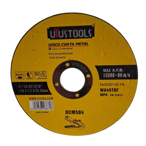 Disco corte metal 4 1/2" x 1.2 mm