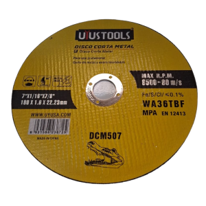 Disco corte metal 7" x 1.6 mm