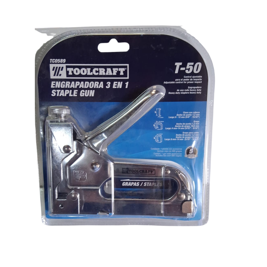 Engrapadora metálica 3 en 1