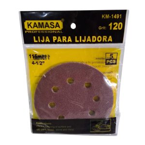 Lija para lijadora grano 120